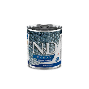 N&D OCEAN DOG ARENQUE&GAMBAS lata 285 Gr FARMINA